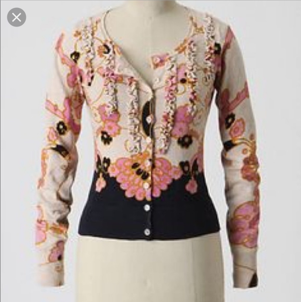 Anthropologie Charlotte Tarantola Cardigan Sweater